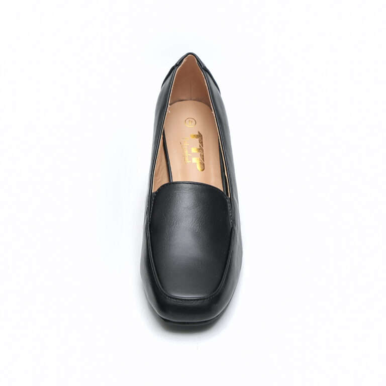 TTP Block Heel Square Toe High Heels JSF17