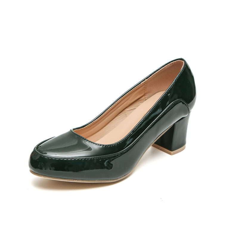 TTP Comfortable Block Heel Patent Courts JSF10