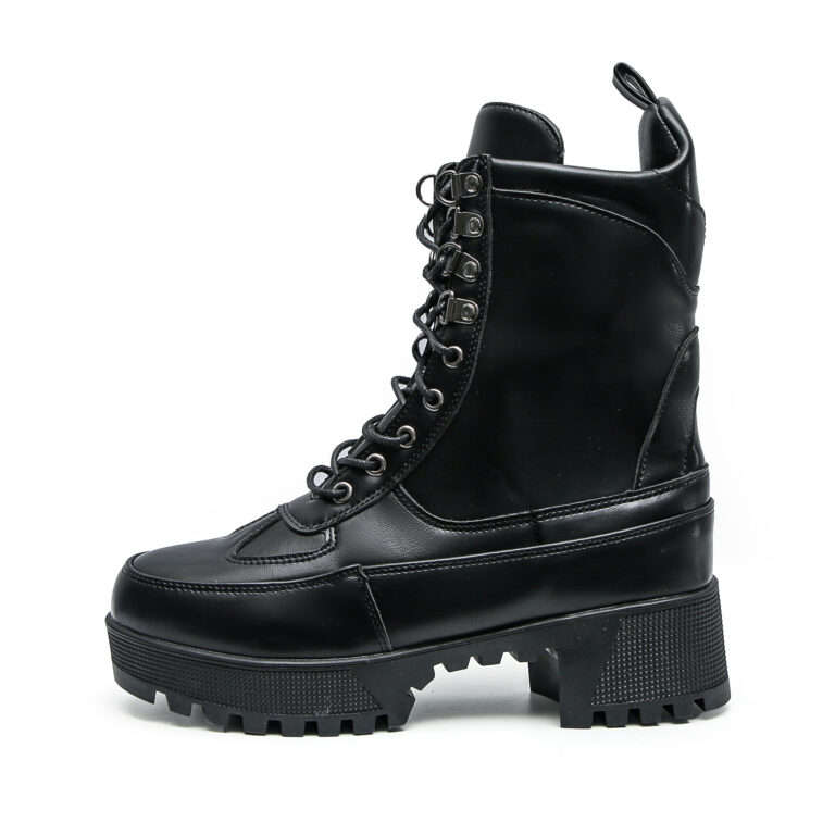 TTP Sleek Platform Lace-up Ankle Boots XB502