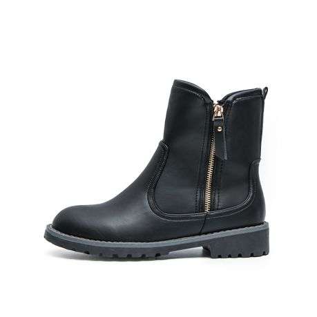 TTP Fashion Lady's Dual Side Zipper Ankle Boot XB501