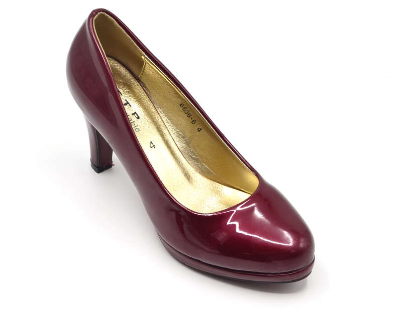 TTP Classic Ladies Glossy Platform High Heels 6636-6