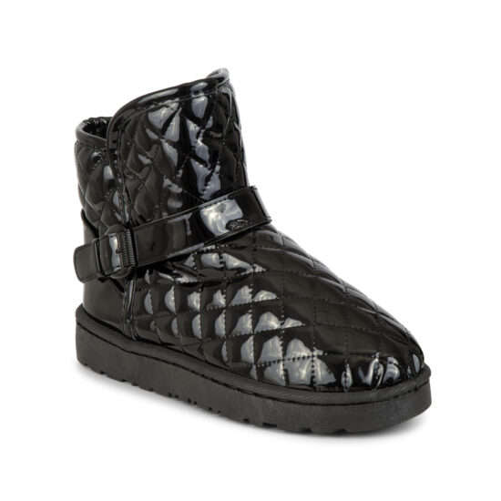 TTP Polar Ankle Boot with Patterned Stitching and Buckle Strap PU206