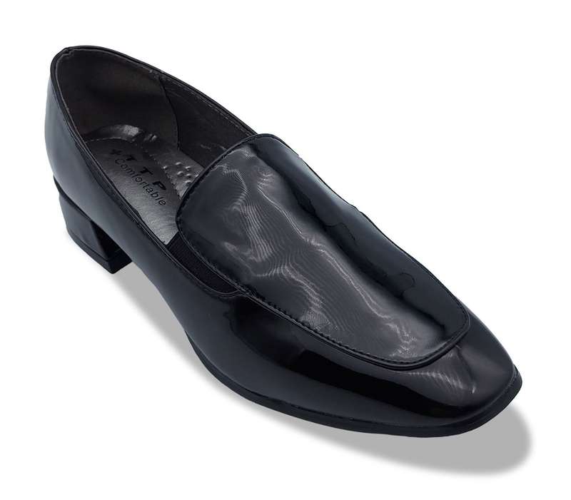 TTP Women's High Gloss Slip-on Low Heels 8601-5