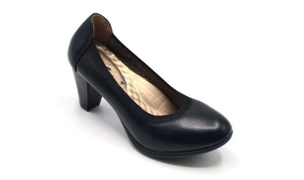 TTP Ladies Court Heel with Elasticated Top Line