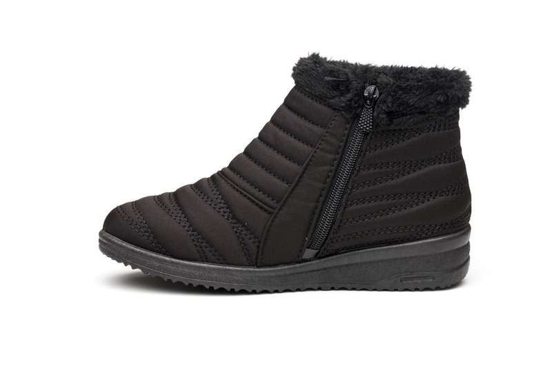 TTP Women's Winter Textile Ankle Boots with Tonal Stitching XB210405