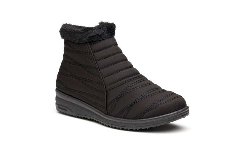 TTP Women's Winter Textile Ankle Boots with Tonal Stitching XB210405