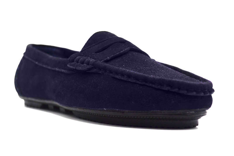 TTP Women's Suede Moccasin with Cut Out Detailed Decor on Vamp