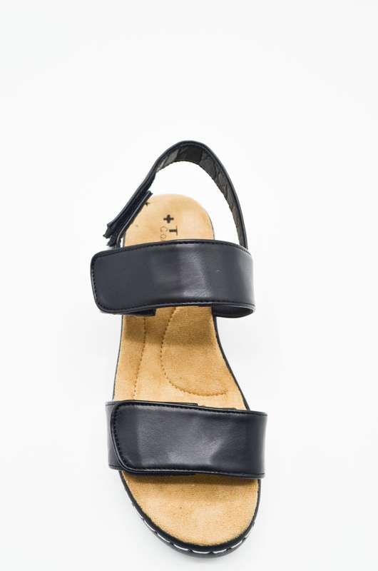 TTP Ladies Comfortable Dual Hook & Loop Strap Sandals CY1512