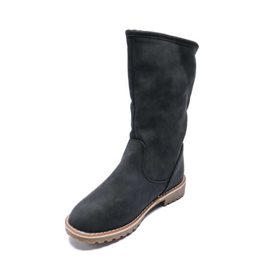 TTP Platform Fashion Mid-Calf Boots with Side Zipper XB8208
