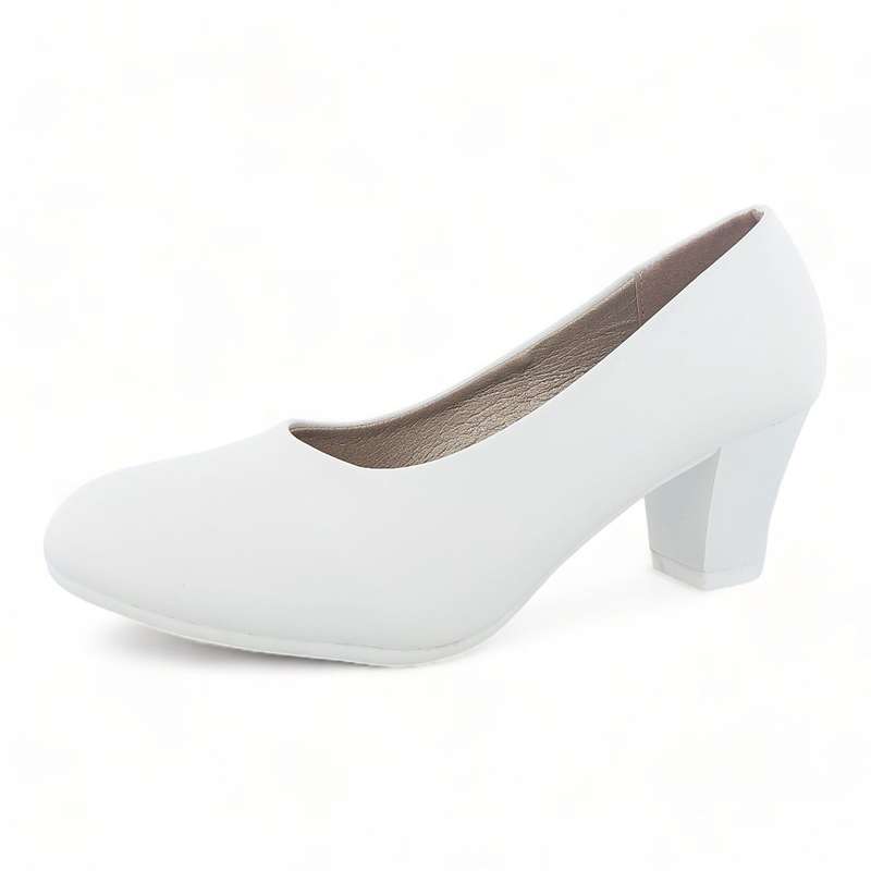 TTP Ladies Classic Slip-on Court Heels CY1125-1