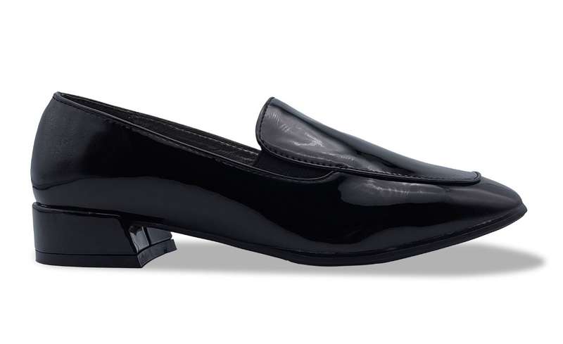 TTP Women's High Gloss Slip-on Low Heels 8601-5