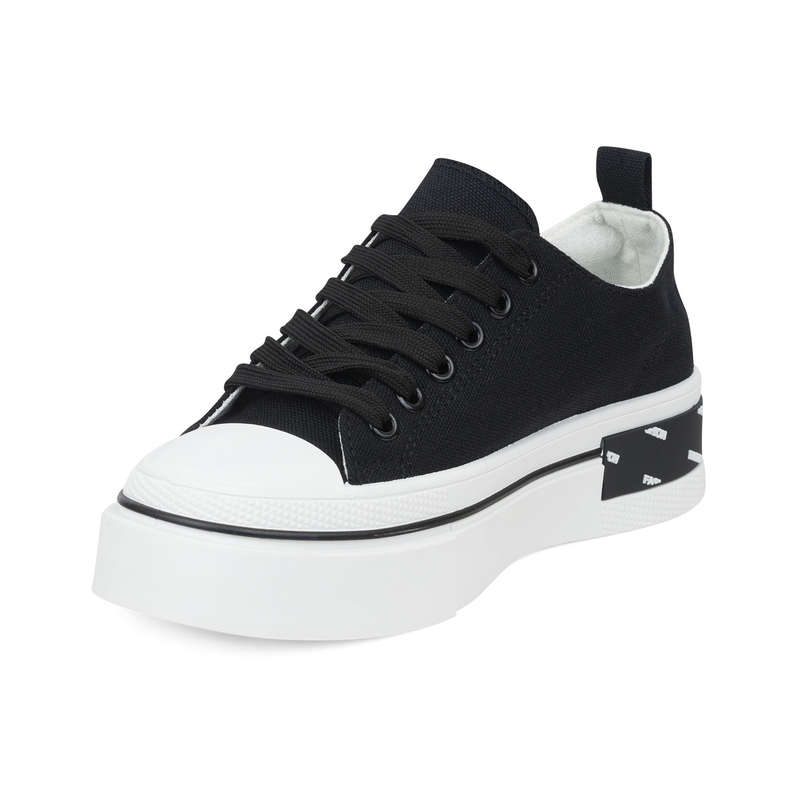 TTP Fashion Platform Low Top Lace-Up PU Sneakers XBY307