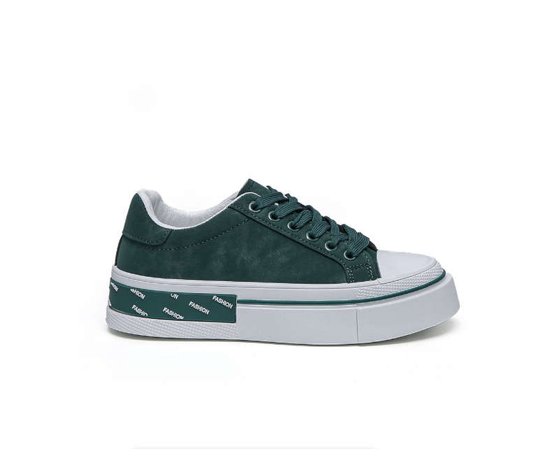 TTP Fashion Platform Low Top Lace-Up PU Sneakers XBY307