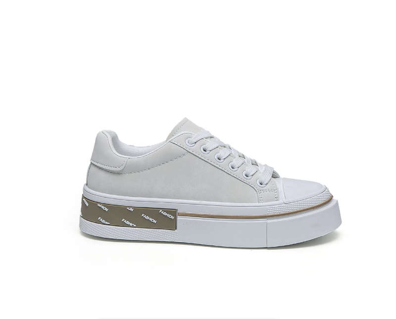 TTP Fashion Platform Low Top Lace-Up PU Sneakers XBY307