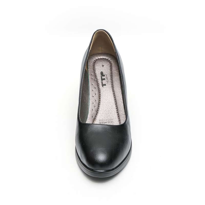 TTP Comfortable Classic Block Heel Courts XBK3501