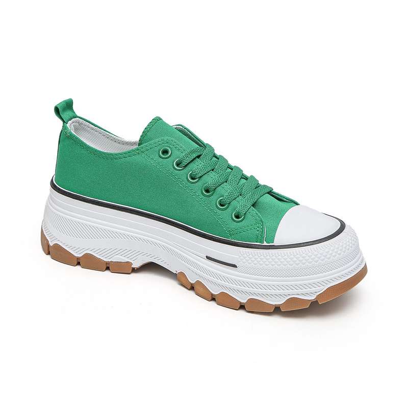 TTP Women's Fashion Lace-up Canvas Sneakers XB311