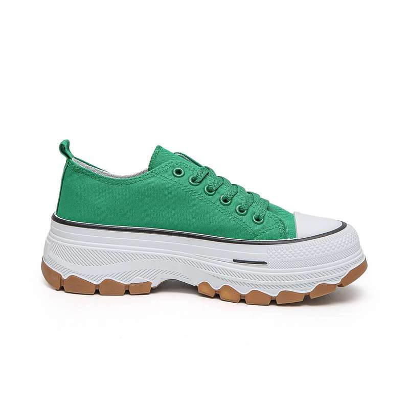 TTP Women's Fashion Lace-up Canvas Sneakers XB311