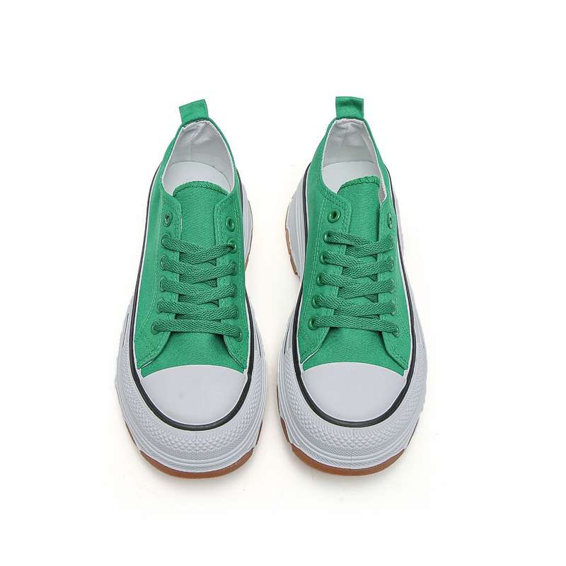 TTP Women's Fashion Lace-up Canvas Sneakers XB311