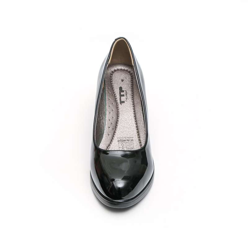 TTP Comfortable Classic Block Heel Courts XBK3501