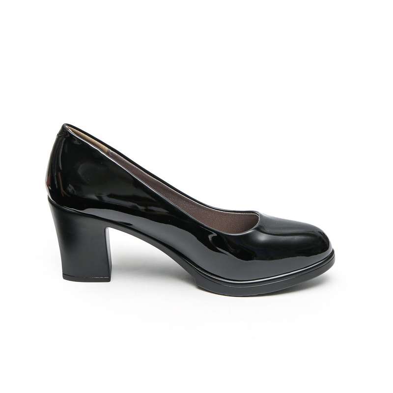 TTP Comfortable Classic Block Heel Courts XBK3501