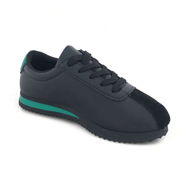 Women PU Casual Sneaker with Triangular Decor XB21101