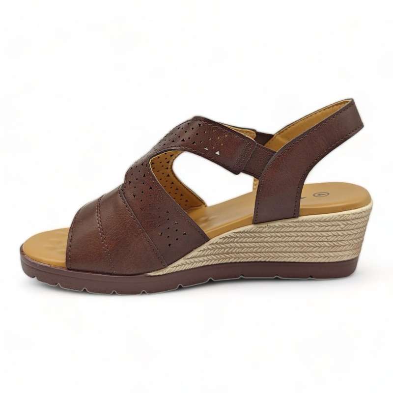 TTP Ladies Wedge Heel Sandals XB2308-5