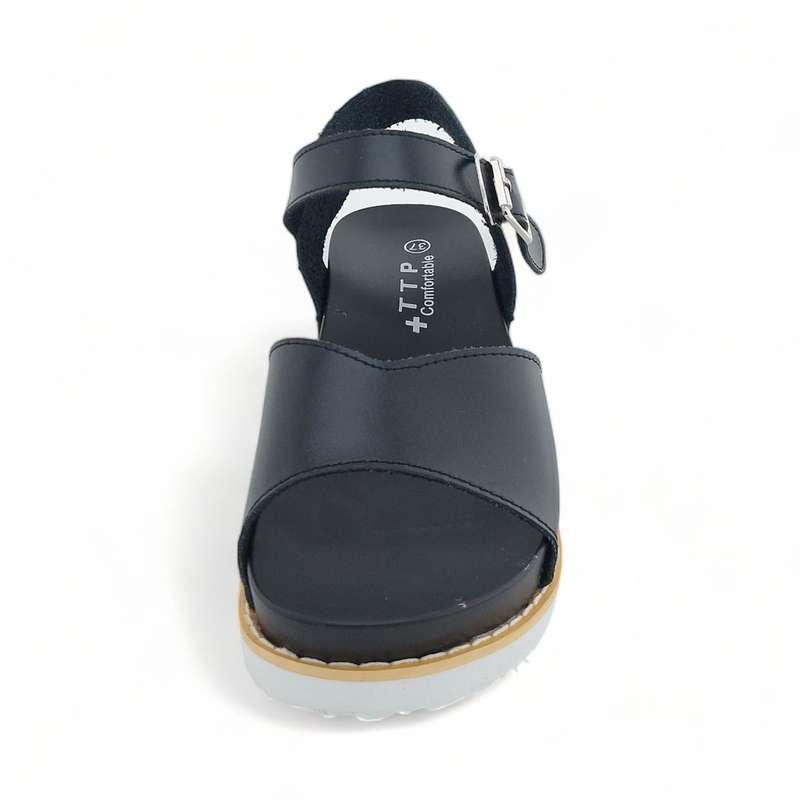 TTP Comfort Wedge Heel Ankle Strap Sandal CY917-2
