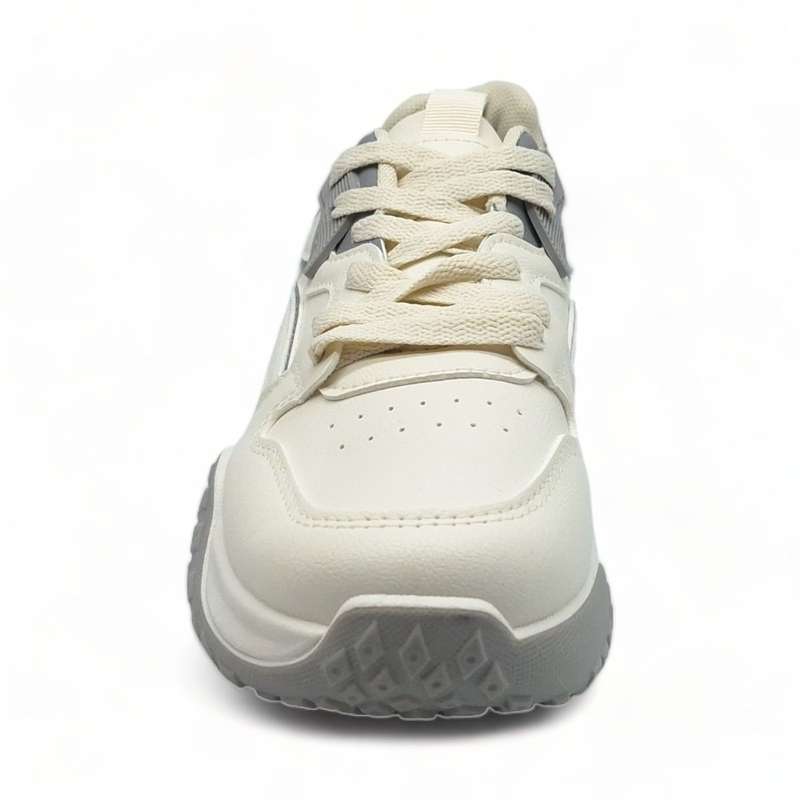Women PU Casual Lace Up Sneakers XB3901