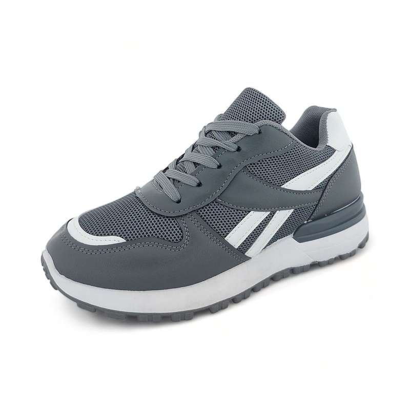 Women Fashion Low Top Lace Up Sneakers with PU Detailing YZCR21029