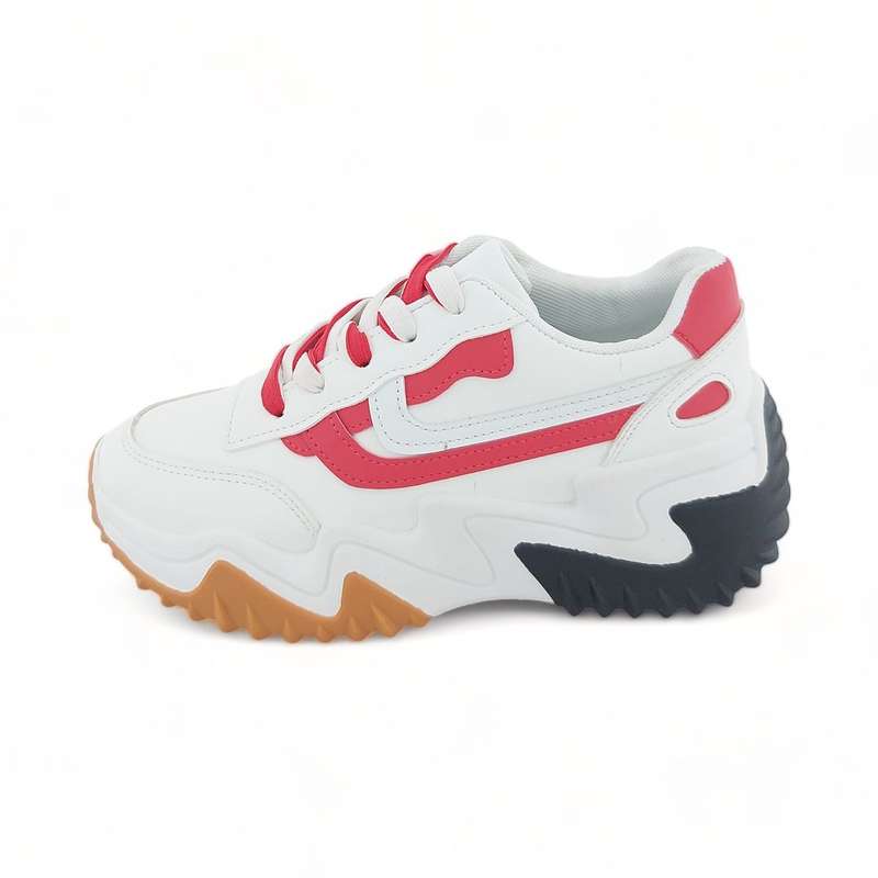 Women PU Fashion Platform Sneakers XB8211