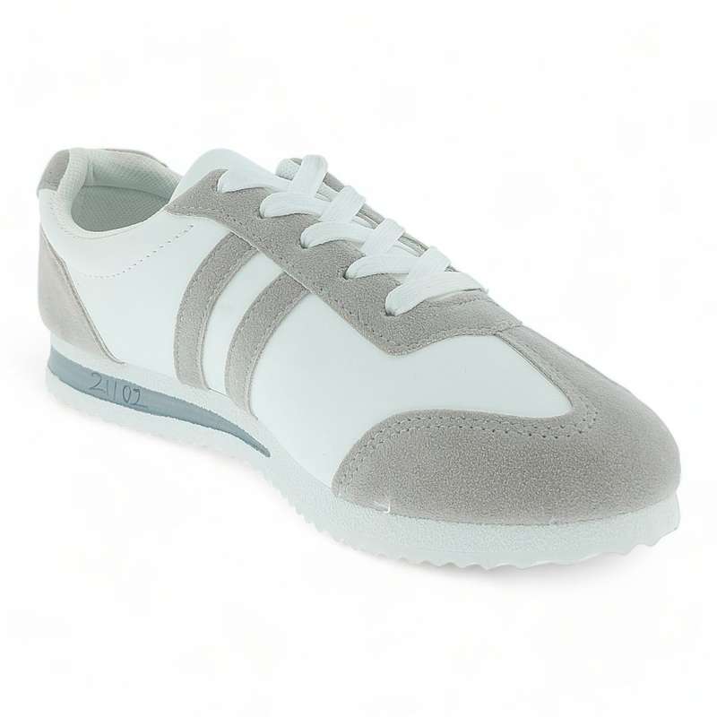 Fashion Women Grey PU Sneakers XB21102
