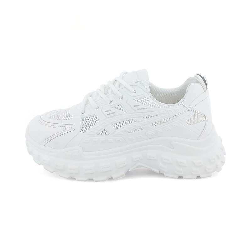 Women PU Pure White Platform Sneakers