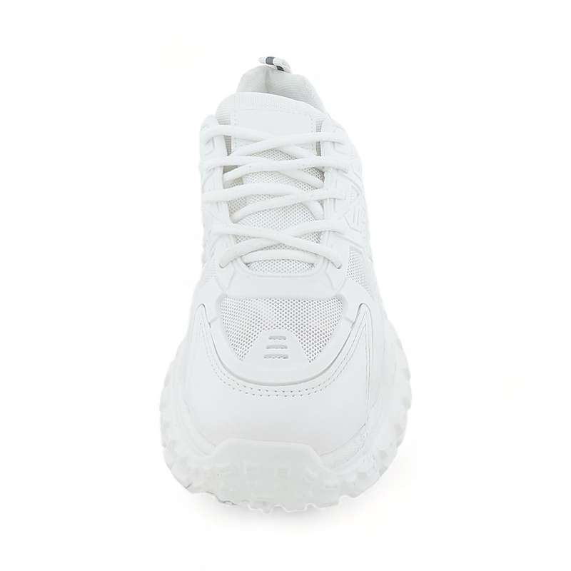 Women PU Pure White Platform Sneakers