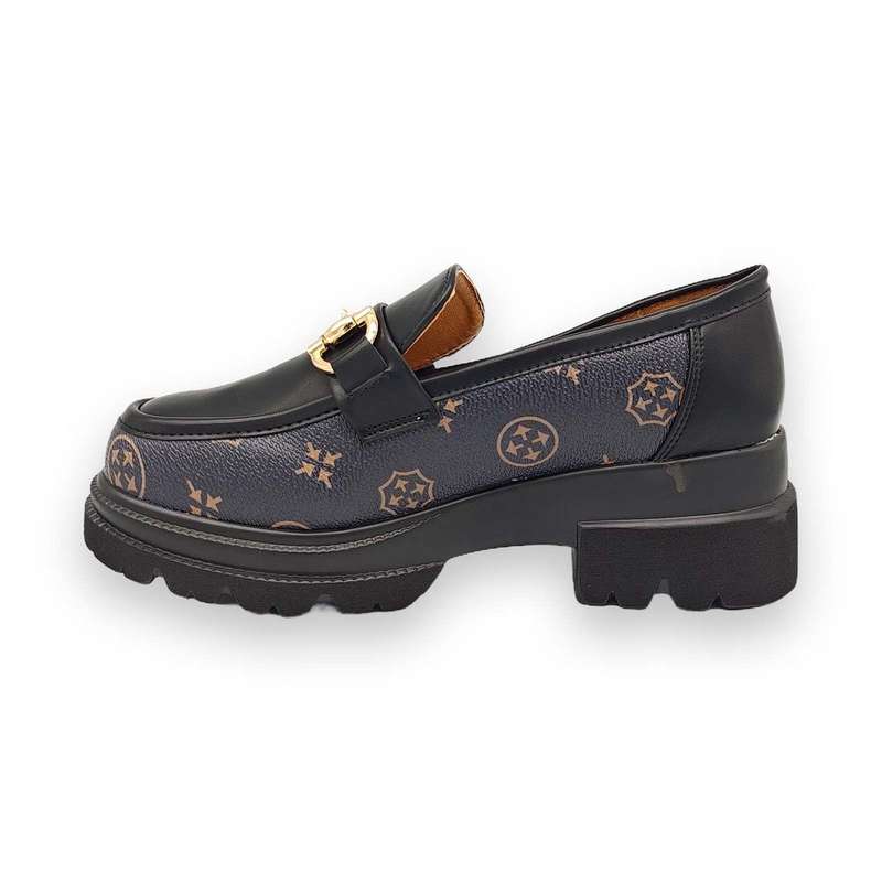 TTP Fashion Platform Loafers with Decor XB230811-1