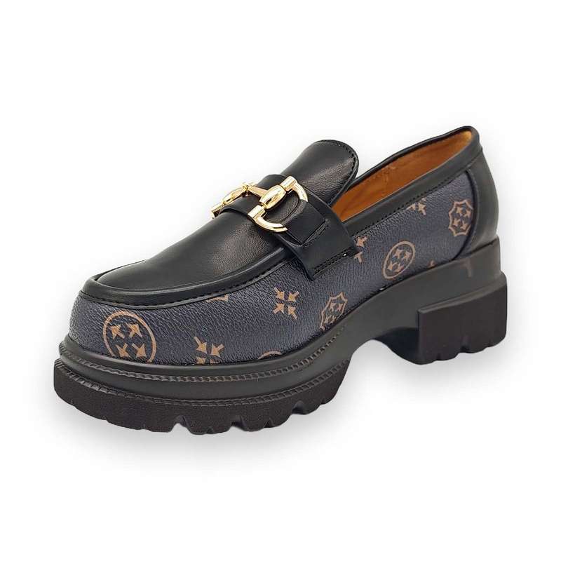 TTP Fashion Platform Loafers with Decor XB230811-1