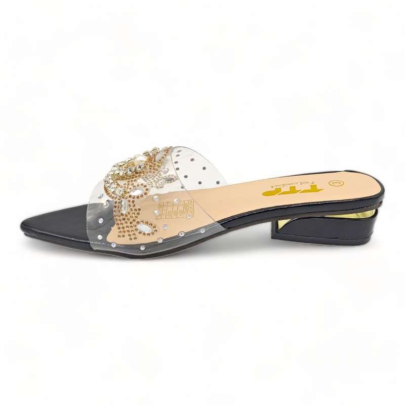TTP Flatform Crystal Clear Sandals XB23639