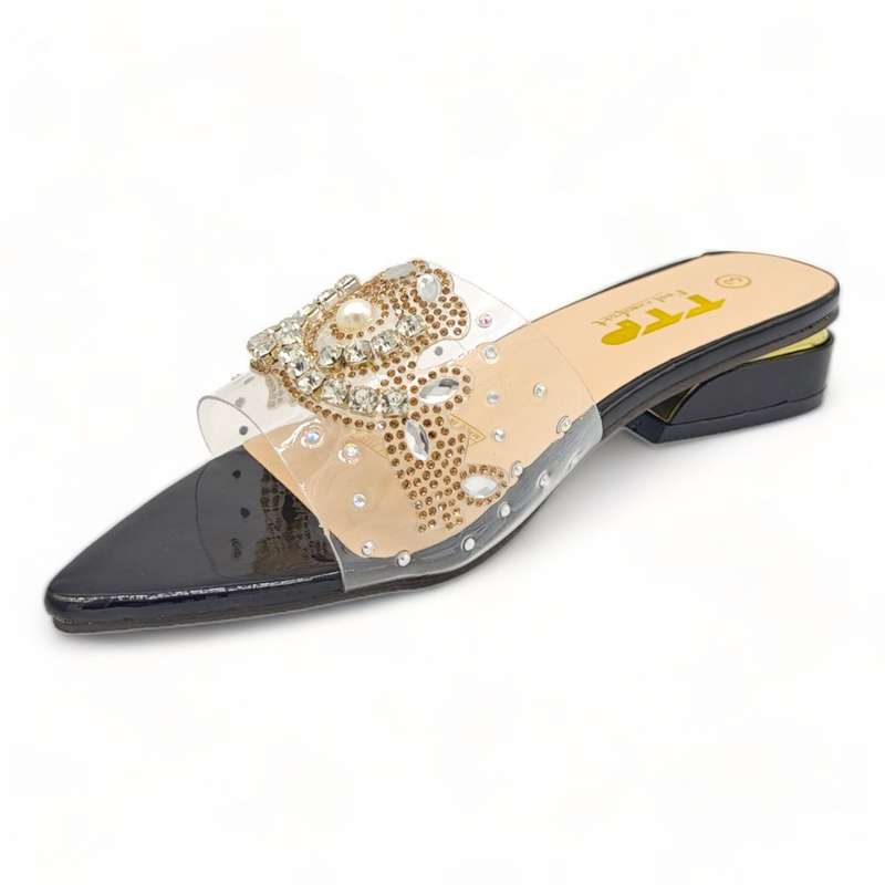 TTP Flatform Crystal Clear Sandals XB23639