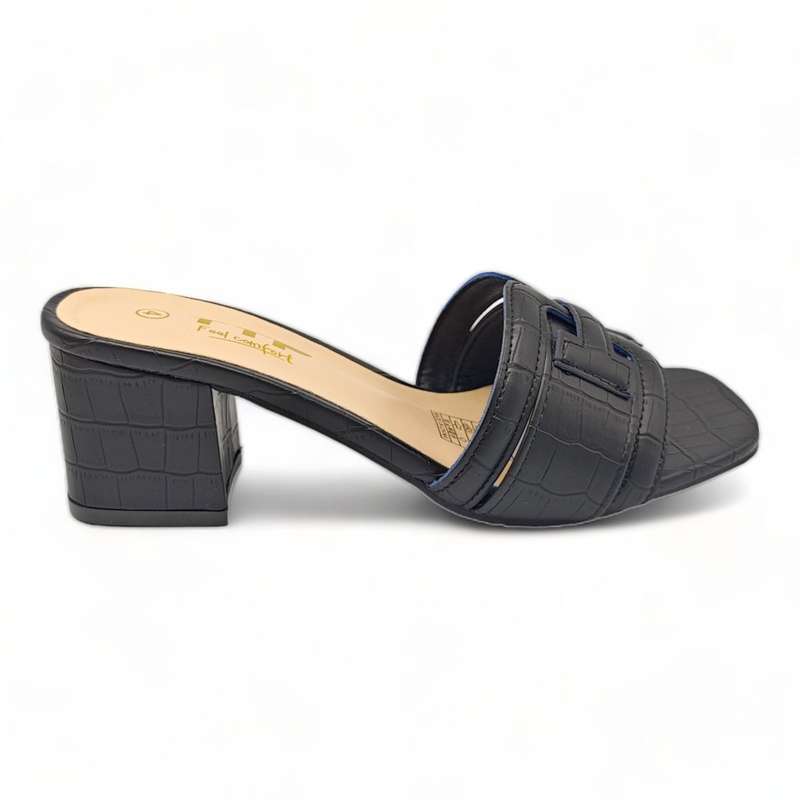 TTP Block Heel Sandals with PU Detailing XB23640