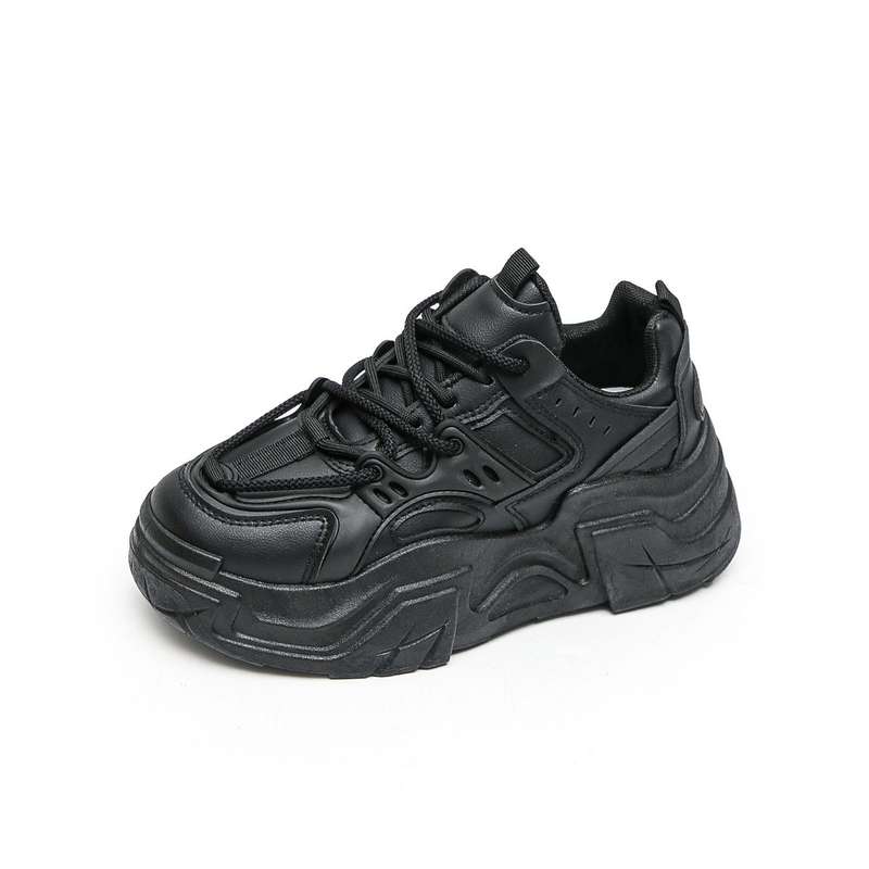 Women PU Fashion Lace Up Platform Sneakers XB3902