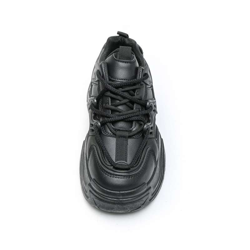 Women PU Fashion Lace Up Platform Sneakers XB3902