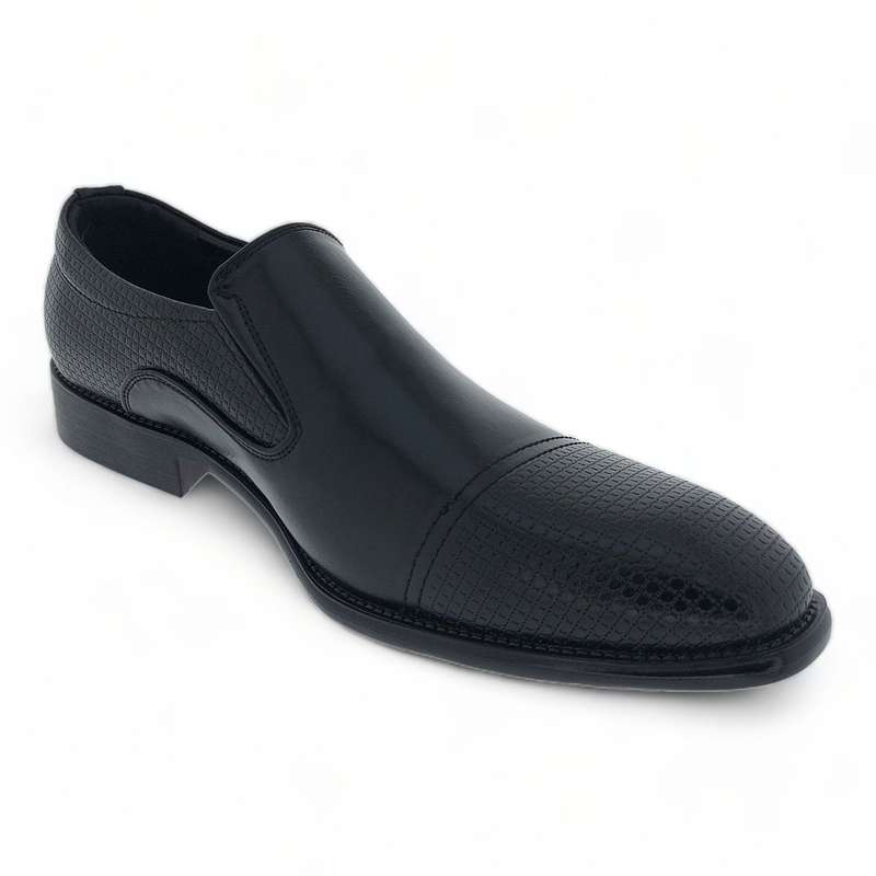 Men's Classic Loafers with Elastic Vamp Edge Y802