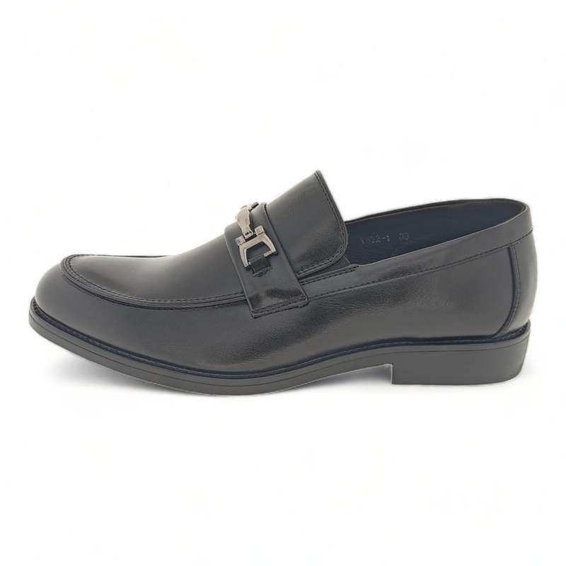 Men's Classic Formal Loafers with Link Decor Y892