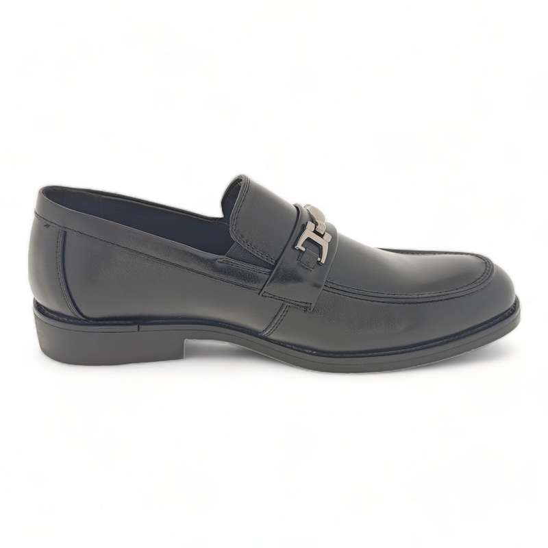 Men's Classic Formal Loafers with Link Decor Y892