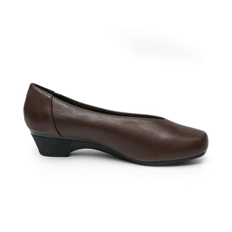 TTP - Simplistic Slip On Square Toe Low Heels JSF28