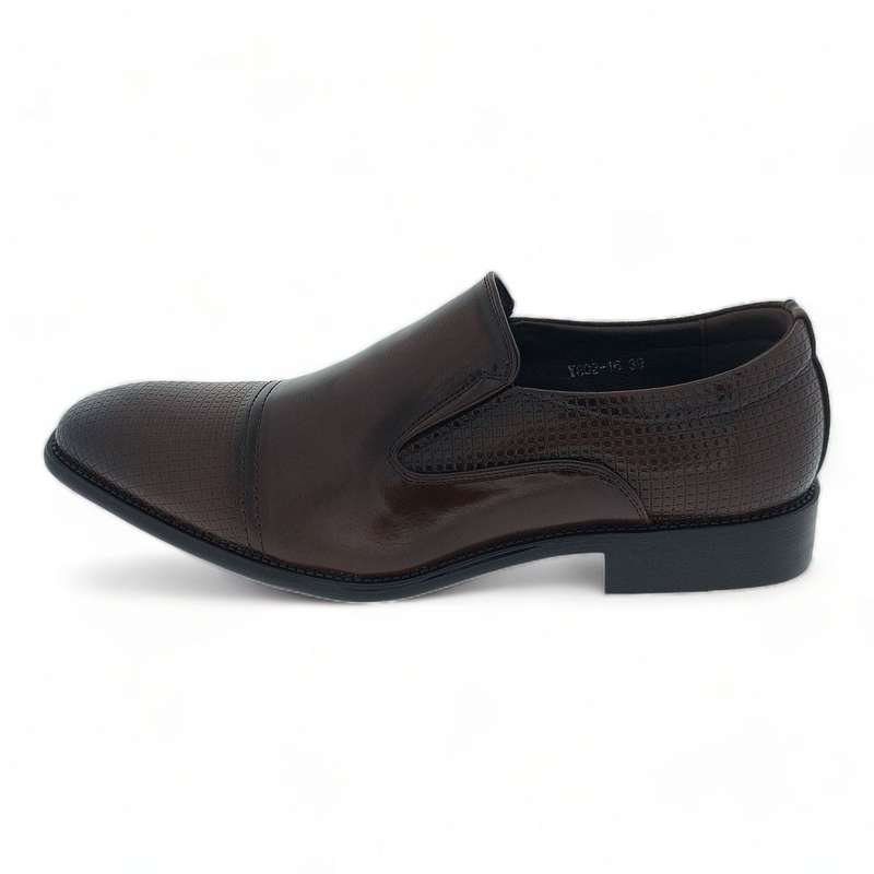 Men's Classic Loafers with Elastic Vamp Edge Y802