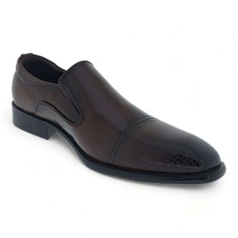 Men's Classic Loafers with Elastic Vamp Edge Y802