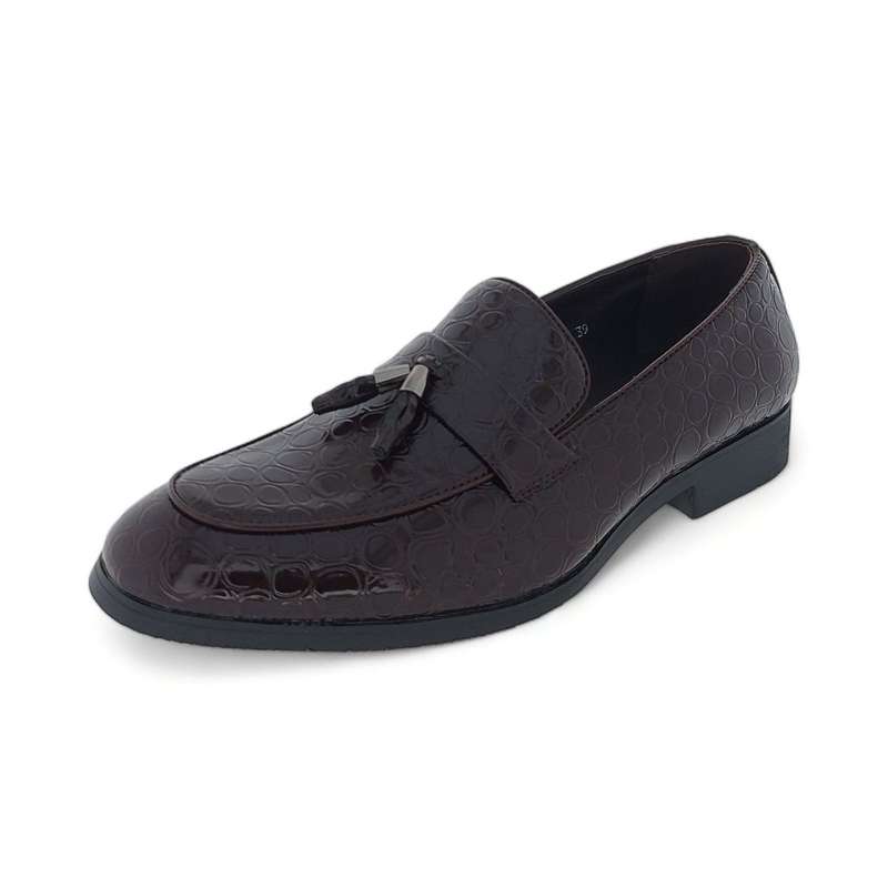 Chunsen Men's Formal Slip On Loafers with Tassel Y966