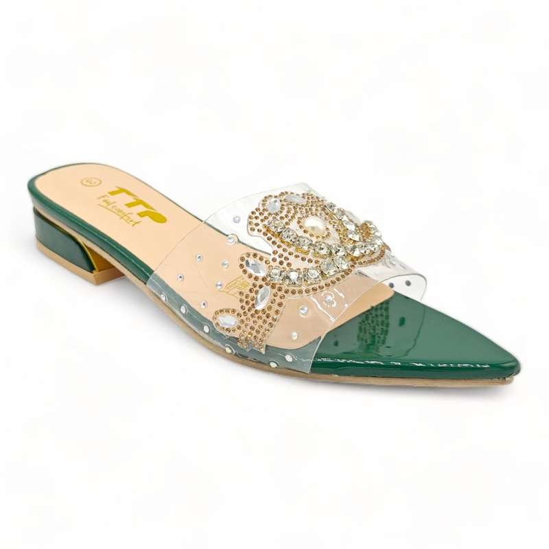 TTP Flatform Crystal Clear Sandals XB23639