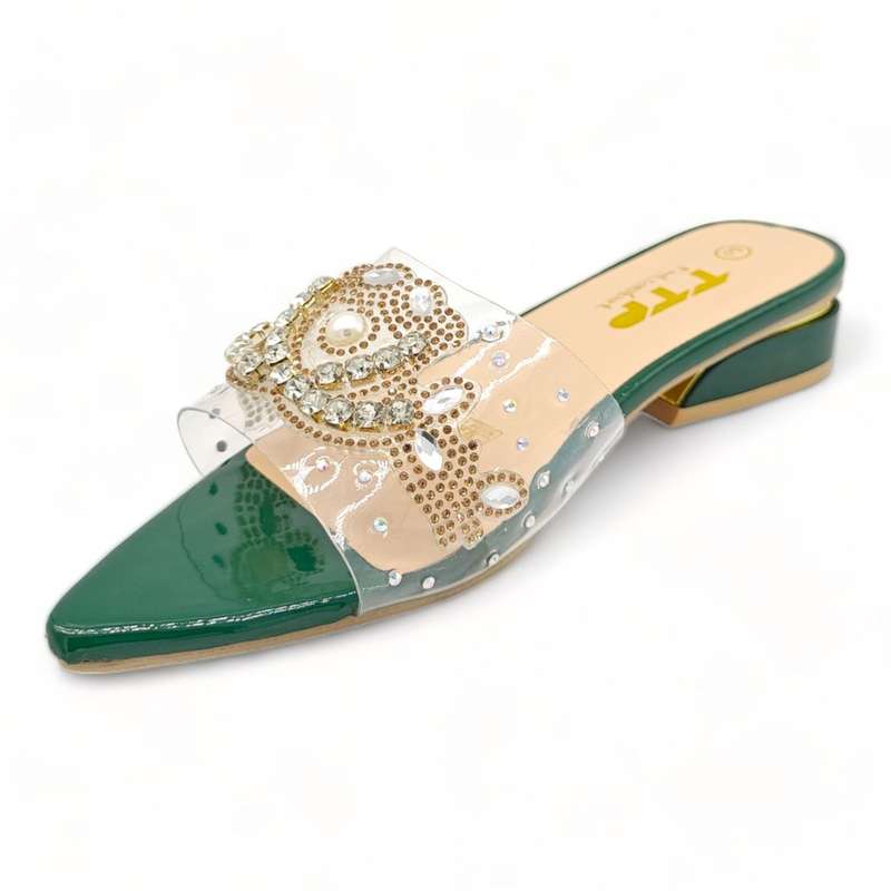 TTP Flatform Crystal Clear Sandals XB23639