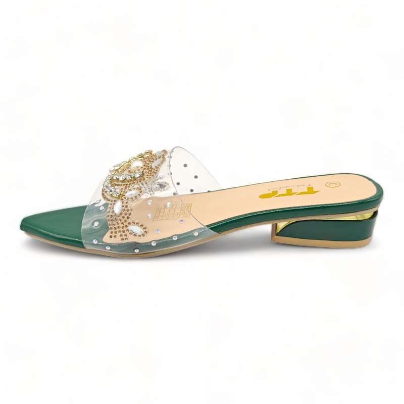 TTP Flatform Crystal Clear Sandals XB23639